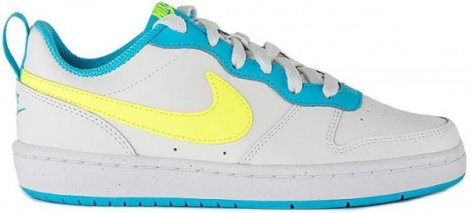 Кросівки дитячі Nike COURT BOROUGH LOW 2 (GS) біло-блакитні BQ5448-122