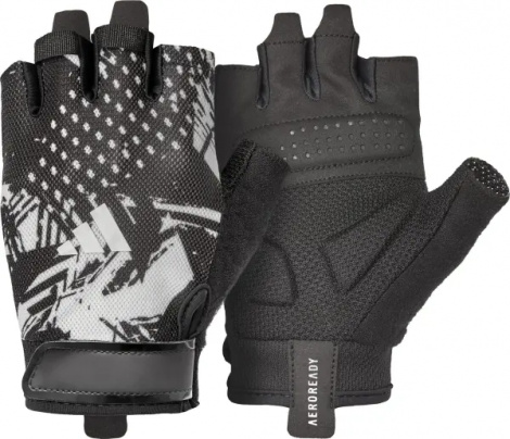 Рукавички для тренінгу Adidas ESSENTIAL TRAINING GLOVES чорно-сірі M ADGB-15002AB
