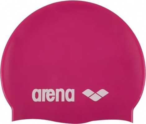 Шапочка для плавания Arena CLASSIC SILICONE темно-розовая 91662-091