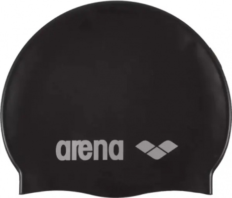Шапочка для плавания Arena CLASSIC SILICONE черная 91662-055