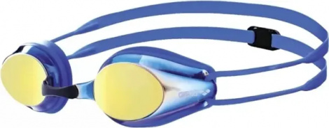 Окуляри для плавання дитячі Arena TRACKS JR MIRROR синьо-жовті 1E560-073