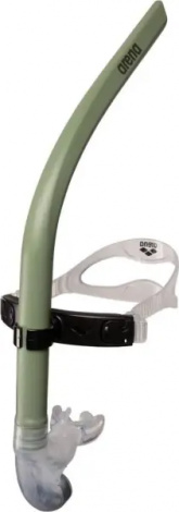 Дыхательная трубка для плавания Arena SWIM SNORKEL III оливковая 004825-130