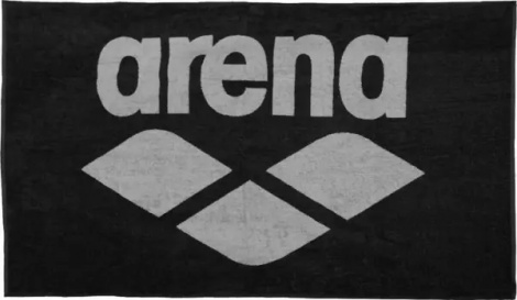 Рушник Arena POOL SOFT TOWEL чорно-сірий 001993-550