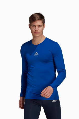 Термофутболка adidas Techfit compression LS - синій