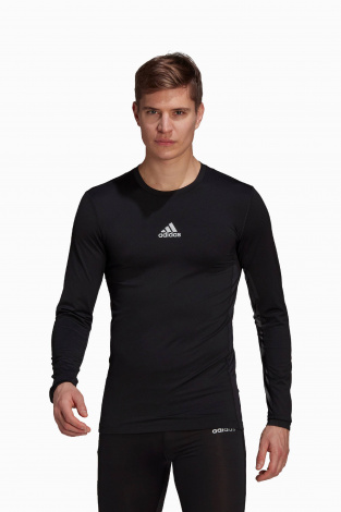 Термофутболка adidas Techfit Compression LS - чорний