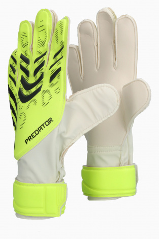 Вратарские перчатки adidas Predator Training - Лаймовий
