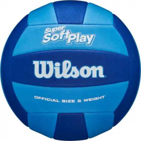 Волейбольний м'яч Wilson SUPER SOFT PLAY синьо-темно-синій