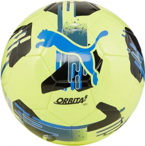 Футбольний м'яч Puma ORBITA 6 MS жовто-чорно-синій
