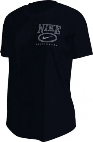 Футболка женская Nike SPORTSWEAR CLUB черная IB2447-010
