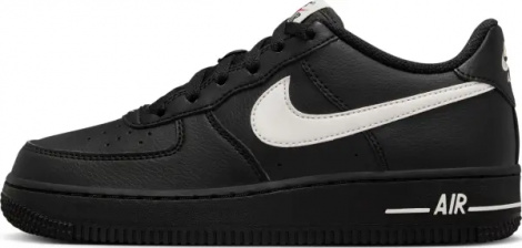 Кросівки підліткові Nike AIR FORCE 1 (GS) чорно-білі HV6359-001