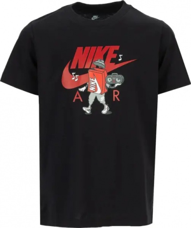 Футболка подростковая Nike SPORTSWEAR черная HM5661-010