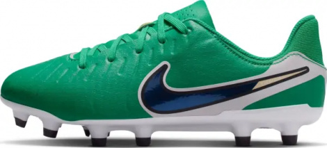 Бутси дитячі Nike JR TIEMPO LEGEND 10 ACADEMY FG/MG LV8 зелено-білі HJ7190-300