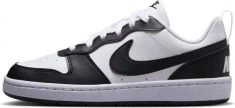Кроссовки подростковые Nike COURT BOROUGH LOW RECRAFT (GS) бело-черные DV5456-131