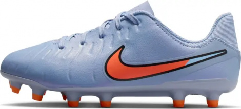 Бутси дитячі Nike JR TIEMPO LEGEND 10 ACADEMY FG/MG світло-синьо-помаранчеві DV4348-402