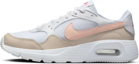 Кроссовки подростковые Nike AIR MAX SC (GS) бело-бежево-персиковые CZ5358-122