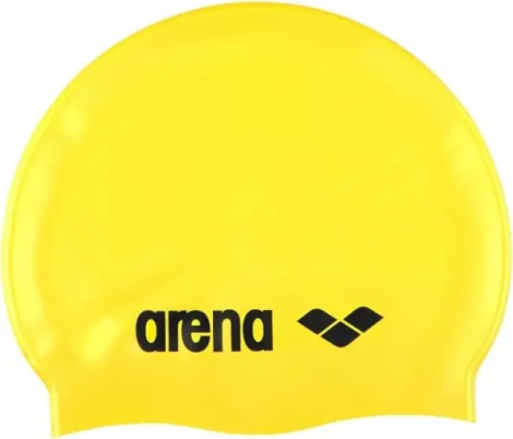 Шапочка для плавания детская Arena CLASSIC SILICONE JR желтая 91670-035