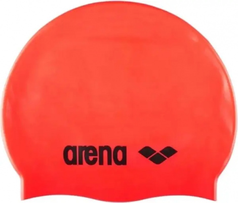 Шапочка для плавання Arena CLASSIC SILICONE темно-помаранчева 91662-040