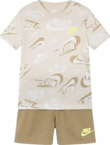 Комплект літній дитячий Nike ON THE MOVE бежево-коричневий 86M723-X3E