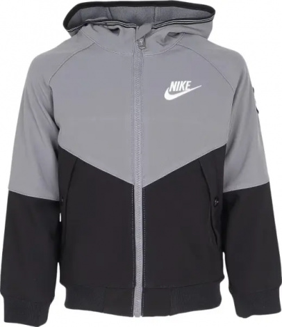 Куртка дитяча Nike FUTURA SOFTSHELL сіро-чорна 86L975-M19