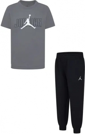 Спортивний комплект дитячий Nike JORDAN SNEAKER SCHOOL сіро-чорний 85D722-023