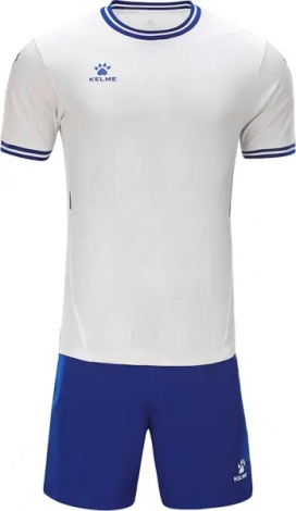 Комплект футбольной формы Kelme BILBAO бело-синий 8251ZB1007.9100