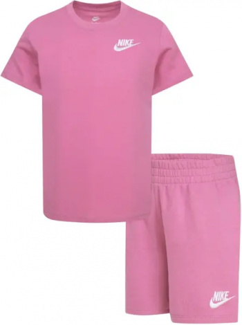 Комплект літній дитячий Nike CLUB рожевий 36M143-ACG