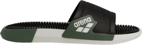 Шлепанцы Arena MARCO ACTIVE черно-бело-темно-зеленые 009279-100