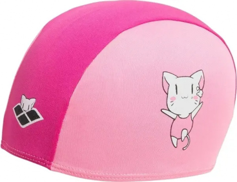 Шапочка для плавания детская Arena FRIENDS KIDS POLYESTER CAP розово-светло-розовая 003994-910