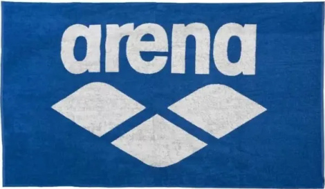Рушник Arena POOL SOFT TOWEL синьо-білий 001993-810