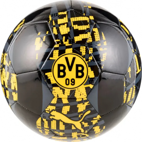 Футбольний м'яч Puma BORUSSIA DORTMUND 24/25 PRE-MATCH чорно-сіро-жовтий