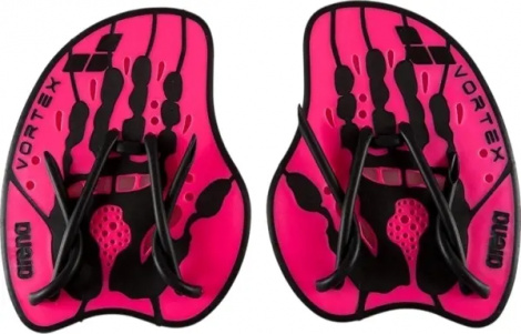 Лопатки для плавания Arena VORTEX EVOLUTION HAND PADDLE розово-черные 95232-095