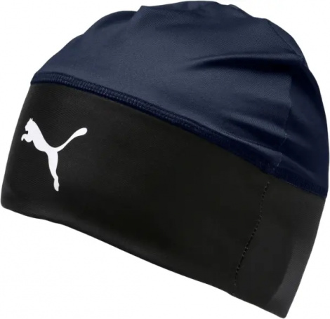 Шапка Puma LIGA BEANIE темно-синьо-чорна 022355-05