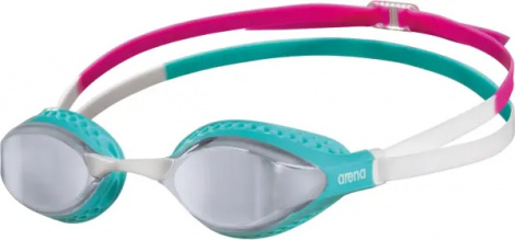 Окуляри для плавання Arena AIR-SPEED MIRROR срібно-бірюзово-біло-рожеві 003151-104
