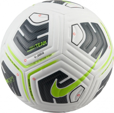 Футбольный мяч Nike ACADEMY - TEAM - FA24 бело-черно-салатовый