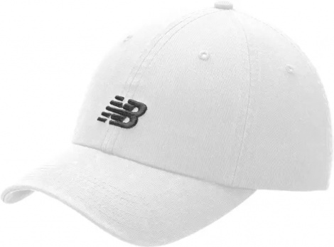 Кепка New Balance CLASSIC NB CURVED BRIM белая LAH91014WT