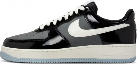 Кросівки Nike AIR FORCE 1 '07 чорно-біло-блакитні IB7676-001