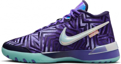 Кросівки баскетбольні Nike LEBRON NXXT GENISUS QS фіолетово-темно-фіолетово-блакитні IB1272-501