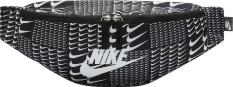 Сумка на пояс Nike HERITAGE SWOOSH GRID черная HJ8361-010