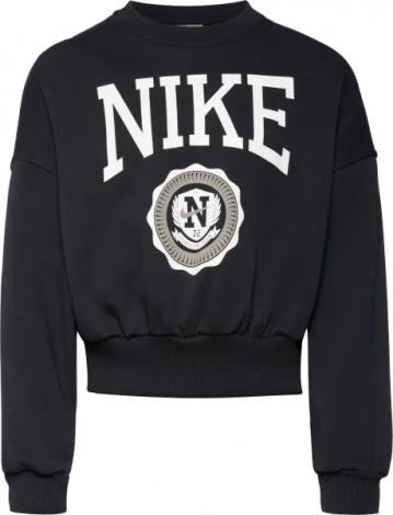 Світшот підлітковий Nike SPORTSWEAR CLUB FRENCH TERRY чорний HJ3373-010