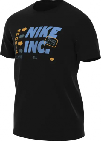 Футболка Nike DRI-FIT FITNESS черная FV8360-010