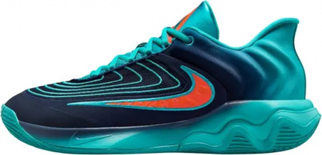 Кросівки баскетбольні Nike GIANNIS IMMORTALITY 4 темно-синьо-бірюзово-помаранчеві FQ3680-302