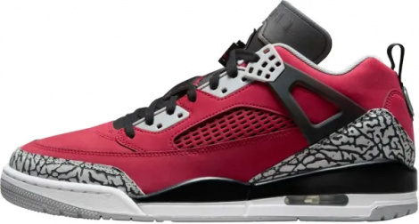 Кросівки Nike JORDAN SPIZIKE LOW червоно-сіро-чорні FQ1759-600