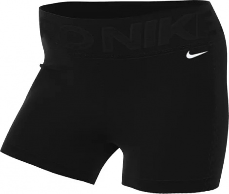 Шорти жіночі Nike PRO MID-RISE 3" MESH-PANELED чорні FN3336-010
