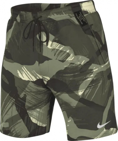 Шорти Nike FORM DRI-FIT 23CM UNLINED VERSATILE оливково-зелений камуфляж FN3046-386