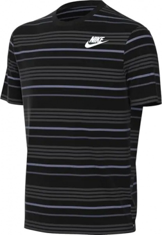 Футболка подростковая Nike SPORTSWEAR черно-серая FJ6348-011