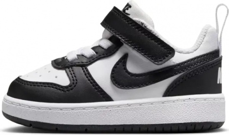 Кросівки дитячі Nike COURT BOROUGH LOW RECRAFT (TD) біло-чорні DV5458-131