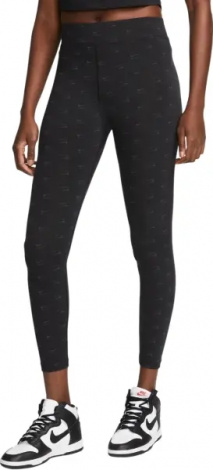 Легінси жіночі Nike AIR HIGH-WAISTED PRINTED чорні DQ6573-010