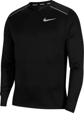 Лонгслів для бігу Nike DRI-FIT MILER чорний CU0318-010