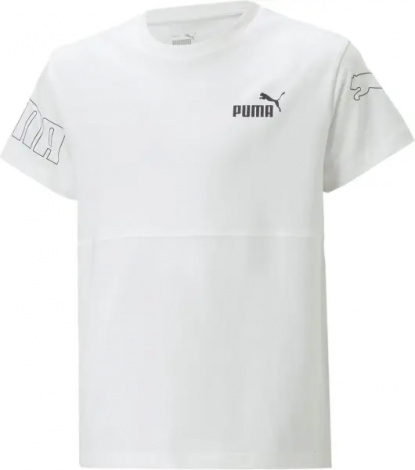 Футболка підліткова Puma POWER COLOUR BLOCK біла 673547-02