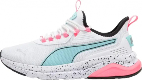 Кроссовки женские Puma AMPLIFIER SPECKLE бело-бирюзово-розовые 399145-05